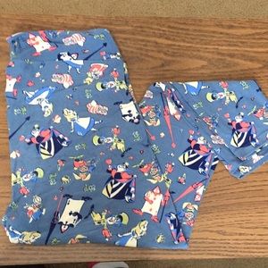 LuLaRoe TC2 Disney Leggings: Alice in Wonderland